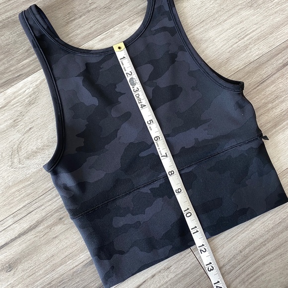lululemon athletica Power Pivot Everlux Reversible Tank Top Black Incognito Camo - Picture 4 of 8